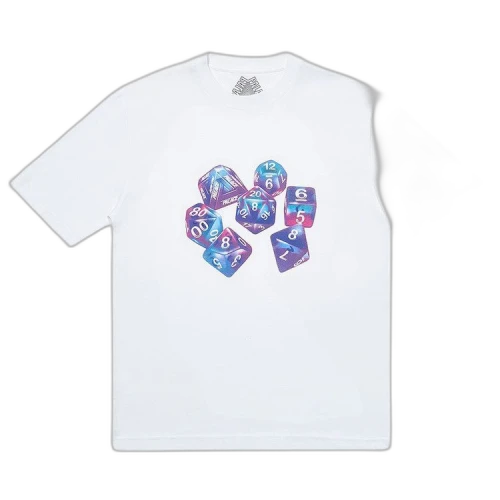 Palace Roll Das Dice Pay Das Price T-Shirt 'White'