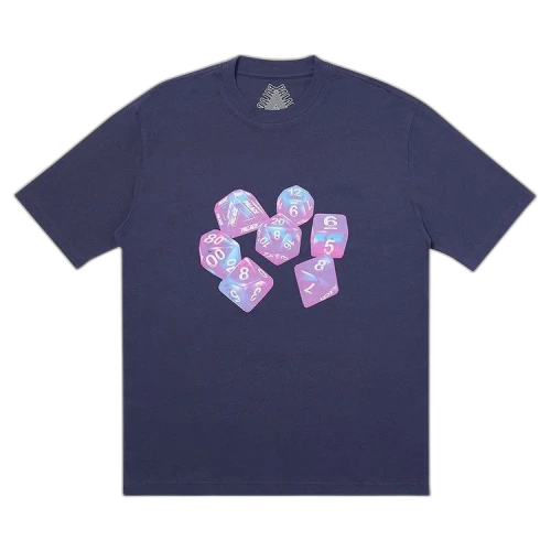 Palace Roll Das Dice Pay Das Price T-Shirt 'Navy'