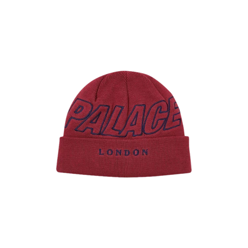 Palace London Beanie 'Burgundy'
