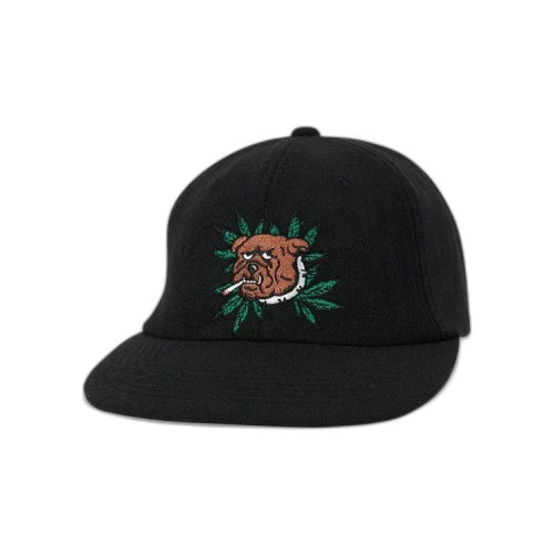 Palace Weed Bulldog Wool 6-Panel 'Black'
