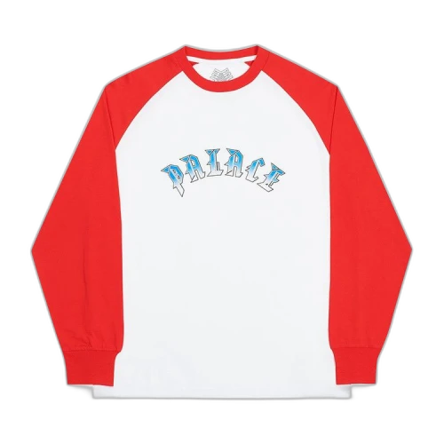 Palace x Spitfire P-Fire Long-Sleeve 'White/Red'