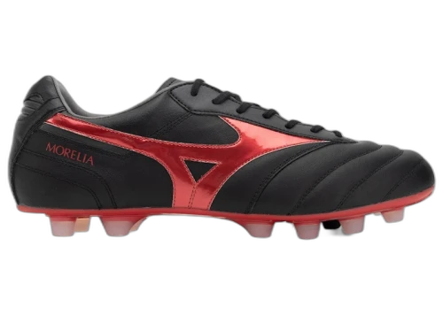 Mizuno Morelia II Elite FG Black Morelia 40th Red