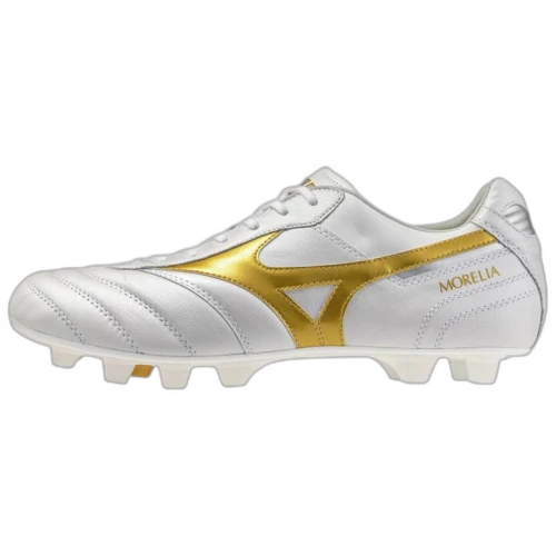 Mizuno MORELIA 2 Soccer Shoes Unisex White Gold
