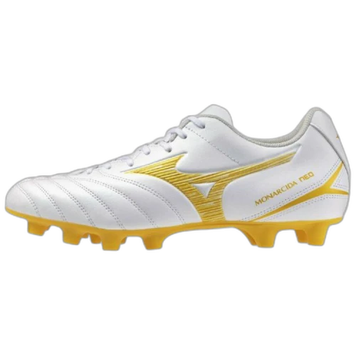Mizuno Monarcida Neo 3 Soccer Shoes Unisex White Gold