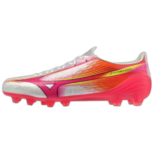 Mizuno Alpha 3 FG Firm Ground Soccer Shoes Unisex Pink White