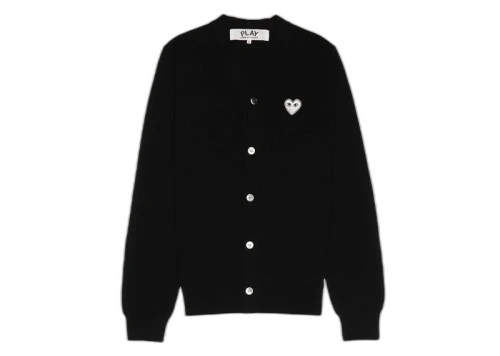 Comme des Garcons PLAY Knit Cardigan Black