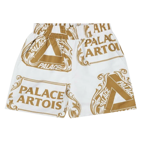 Palace x Stella Artois Swim Short 'White/Gold'