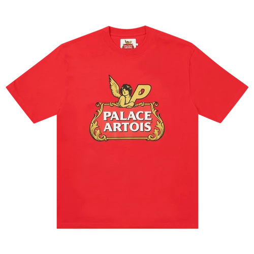 Palace x Stella Artois Cartouche T-Shirt 'Red'