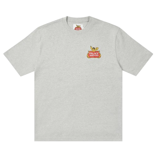 Palace x Stella Artois P-Skim T-Shirt 'Grey Marl'