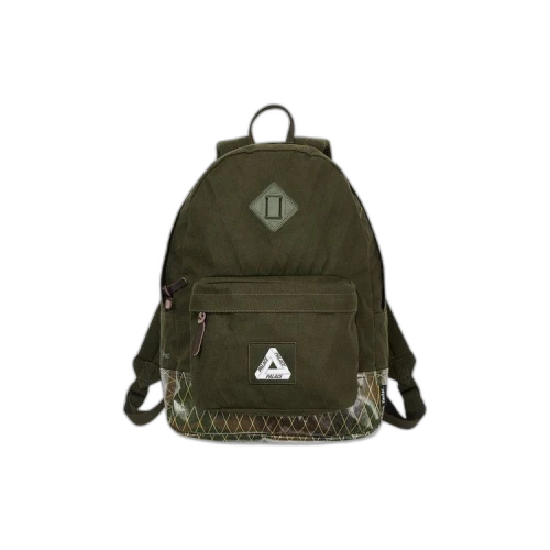 Palace X-Pac Cotton Canvas Backpack 'Olive'