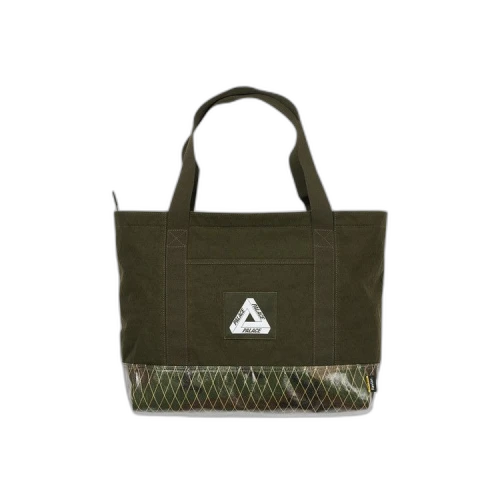 Palace X-Pac Cotton Canvas Shopper Bag 'Olive'
