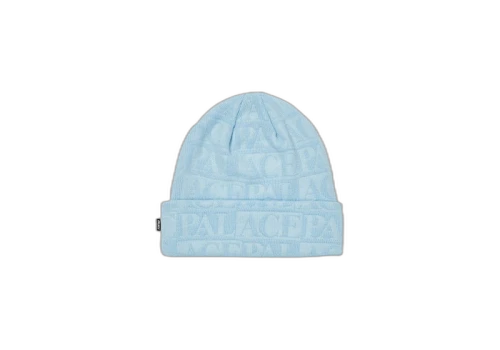 Palace Emboss Repeat Beanie Bluestone