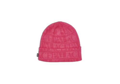 Palace Emboss Repeat Beanie Pink