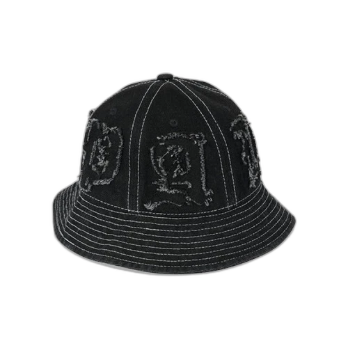 Palace Lique Denim Bucket Hat 'Black'