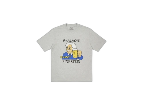 Palace Eine Stein T-shirt Grey Marl