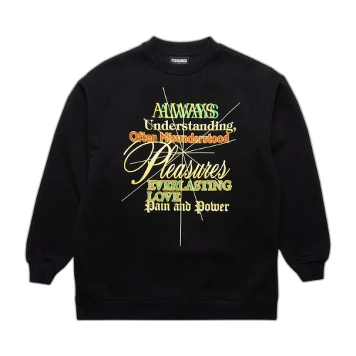 Pleasures Faith Crewneck Sweatshirt 'Black'