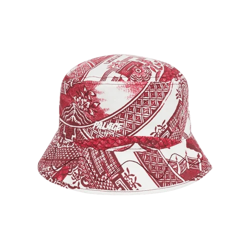Palace China Plate Bucket 'Red'