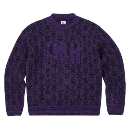 Palace x C.P. Company Lambswool Knit 'Purple'
