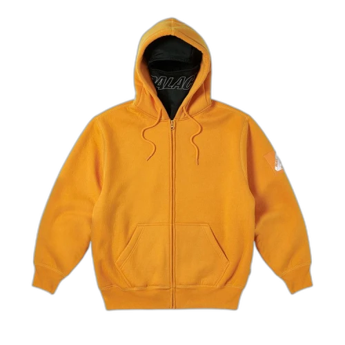 Palace Facemask Shearling Thermal Hood 'Orange'
