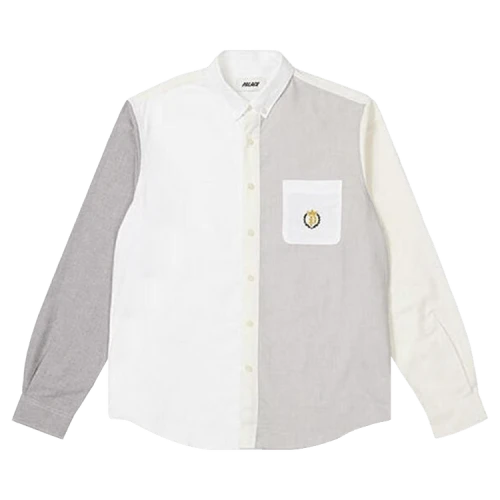 Palace Mixed Oxford Shirt 'White'