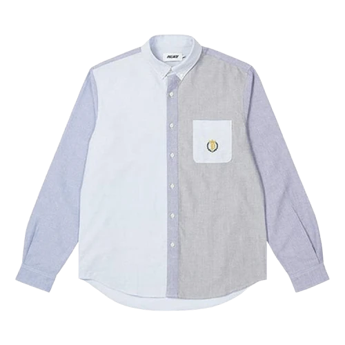 Palace Mixed Oxford Shirt 'Blue'