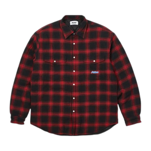 Palace Therma Yak Thinsulate Shirt 'Red'