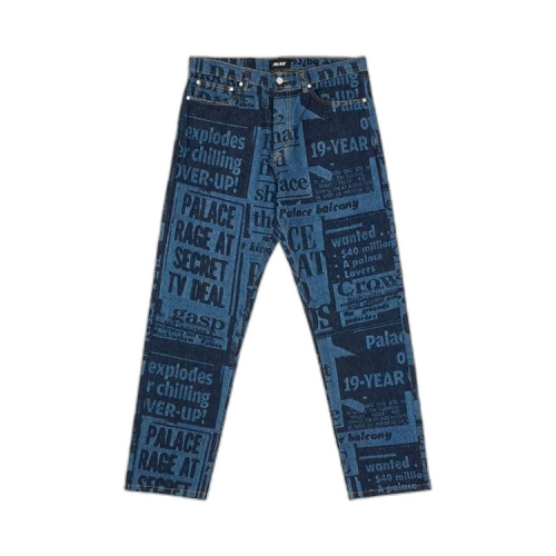Palace Tabloid Denim Jean 'Blue'