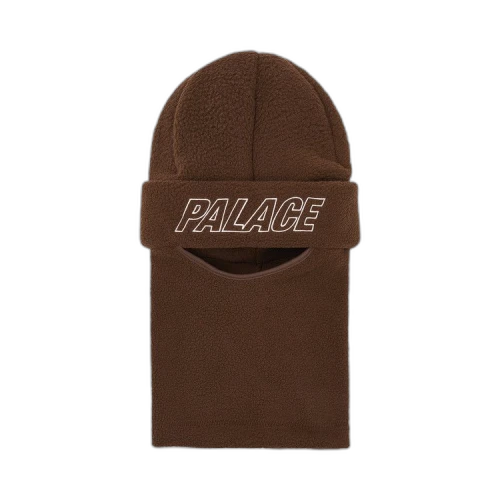 Palace Fleece Facewarmer Beanie 'Mocha'