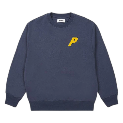 Palace Fleece Tri-Ferg Crew 'Navy'