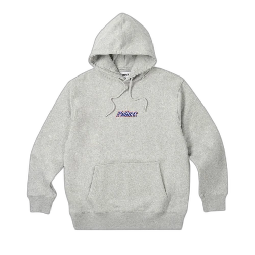 Palace Current Hood 'Grey Marl'