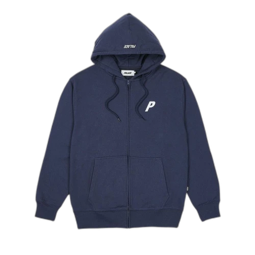 Palace Felt P Zip Hood 'Navy'