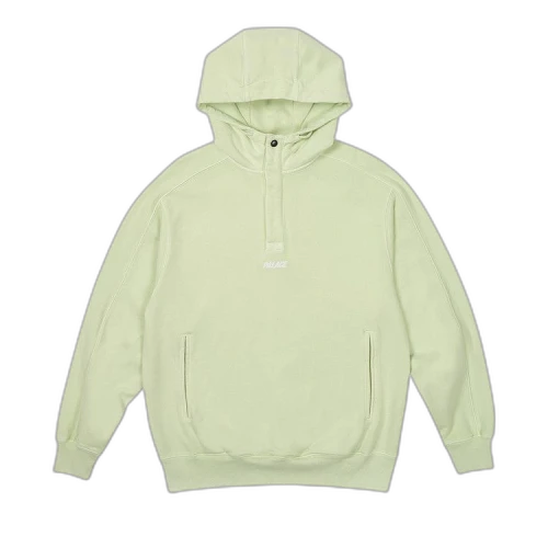 Palace Washed Terry 1/4 Placket Hood 'Mojito'