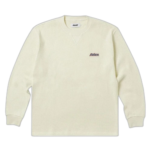 Palace Waffle Long-Sleeve 'Soft White'