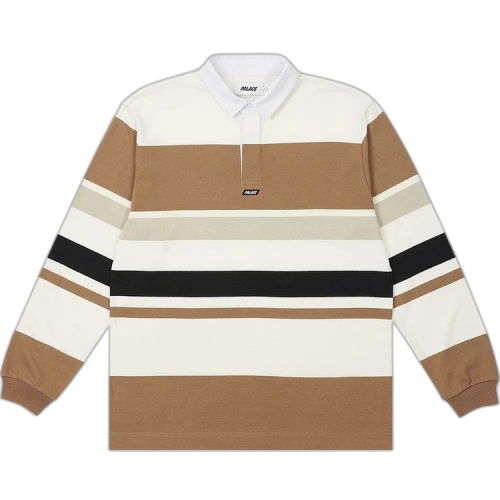 Palace Big Stripe Rugby Top 'White'
