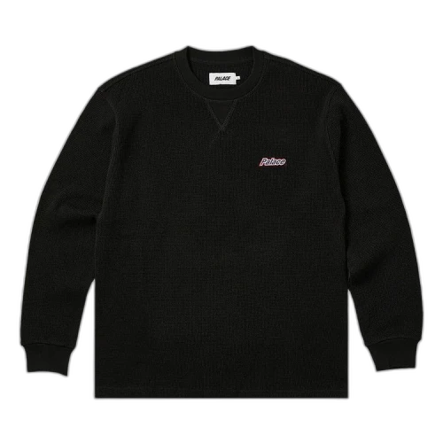 Palace Waffle Long-Sleeve 'Black'