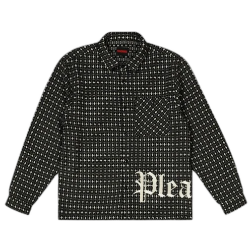 Pleasures Cross Work Shirt 'Grey'