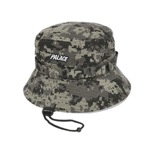 Palace x New Era Boonie 'Black Digi Camo'