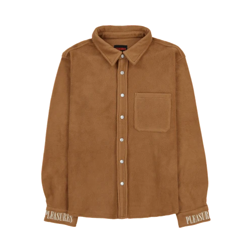Pleasures Equator Work Shirt 'Camel'