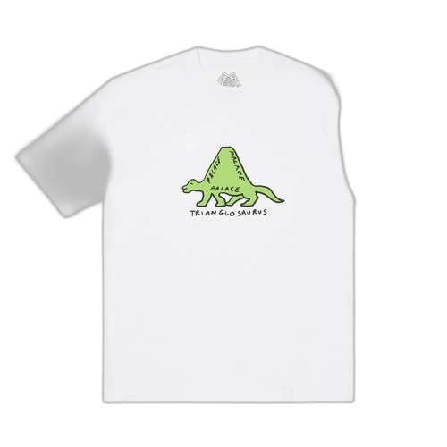 Palace Trianglosaurus T-Shirt 'White'