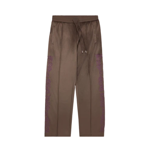 Pleasures Unquote Velour Track Pants 'Olive'