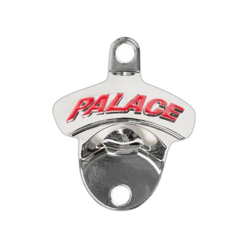 Palace Metal Wall Mounted Bottle Opener 'Silver/Red'