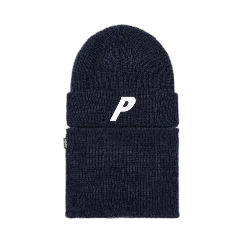 Palace Zip Off Facewarmer P Beanie 'Navy'