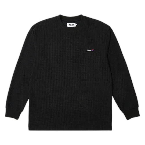 Palace Grid Thermal Longsleeve 'Black'