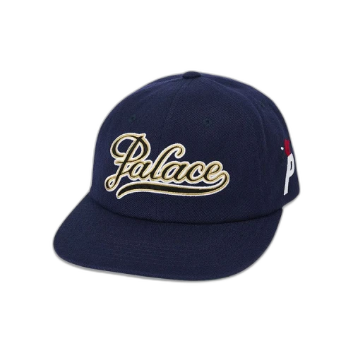 Palace Posh Script Strapback 'Navy'