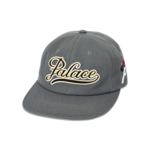 Palace Posh Script Strapback 'Grey'