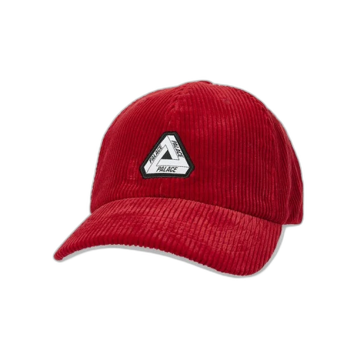 Palace Cord Tri-Ferg Patch 6-Panel 'Red'