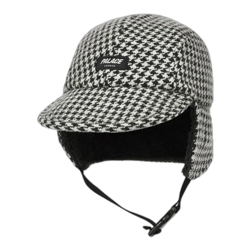 Palace Reverso Earflap 4-Panel 'Houndstooth White'