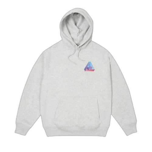 Palace 3P Fade Hood 'Grey Marl'