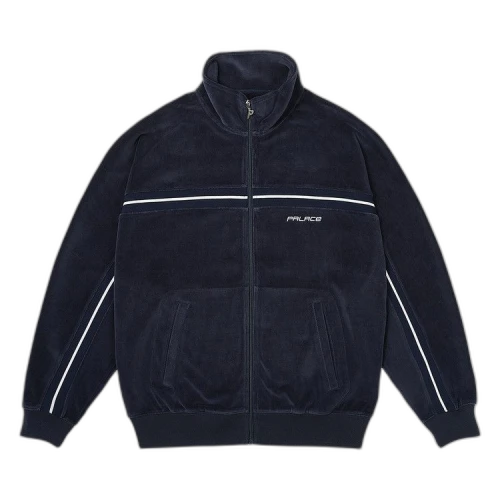 Palace Rib Panel Zip Funnel 'Navy'