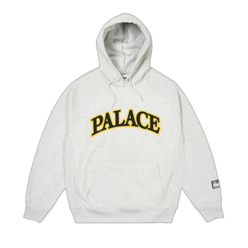 Palace Arc Appliqu� Hood 'Grey Marl'
